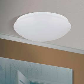 Stropné LED svetlo Nedo zakrivené, Ø 28,5 cm