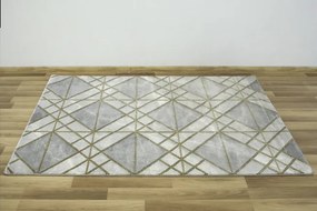 Koberec Diamond K4492G zlatý / sivý