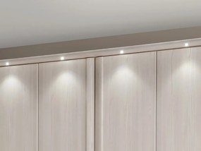 Set 4 ks bodové osvetlenie pre hornú lištu skriňového premostenia Luxor