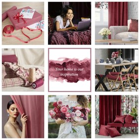 ZATEMŇOVACÍ ZÁVES NA PÁSKE ROSA 140X270 CM STARORUŽOVÁ