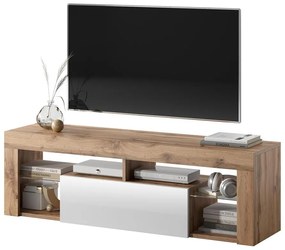 TV skrinka/stolík Bionca  (dub lancelot + biela). Akcia -18%. Vlastná spoľahlivá doprava až k Vám domov. 1098603