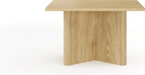 Štvorcový konferenčný stolík Bellora 80 cm - dub olejovaný