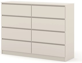 Komoda Maya S8 (kašmír). Akcia -20%. Vlastná spoľahlivá doprava až k Vám domov. 1124948