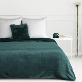 BUKLÉ DEKA TEDY 150X200 CM TMAVOZELENÁ