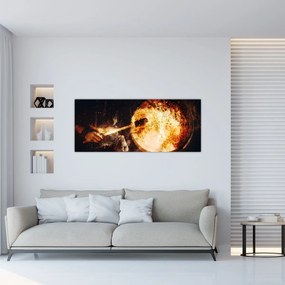 Obraz - Šamanská bubon (120x50 cm)