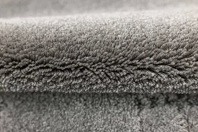 Kúpeľňový koberček Sego sivý, mozaika