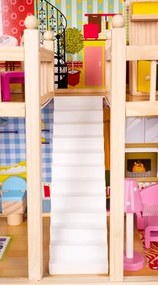 Drevený domček pre bábiky Kruzzel D11252