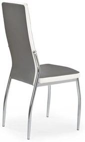 Jedálenská stolička Irena sivá/biela