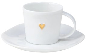räder Porcelánová šálka s podšálkou Gold