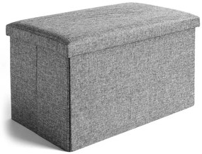 Úložná taburetka DIEGO XL sivá