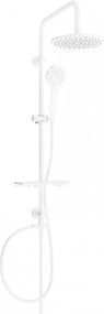 Mexen sprchový set T40 s hornou hlavicou 22 cm, biela, 798404093-20