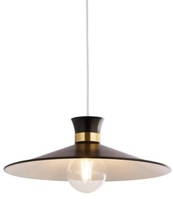 Searchlight 601891BK - Luster na lanku BALHAM 1xE27/60W/230V