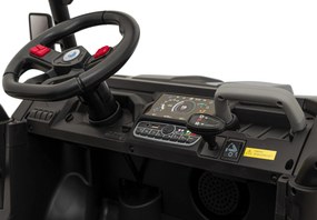 Ramiz Detské auto Pick-Up Speed 900 čierne + pohon 4x4 + pohyblivá korba