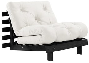 Krémovobiele kreslo Roots Black Night – Karup Design