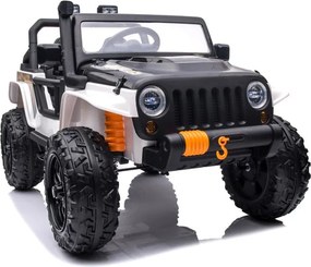 LEAN CARS Elektrické autíčko XB-1118 LED diaľkové ovládanie biele