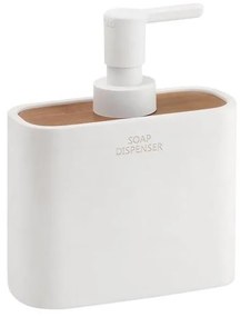 Gedy - Dávkovač mydla NINFEA biela/bambus