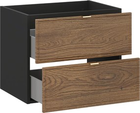 Comad Kúpeľňová skrinka pod umývadlo Talia Casella 60 čierna/dub casella