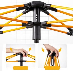 Zelený kempingový stan pre 2-3 osoby 200 x 140 x 115 cm