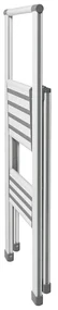 Biele skladacie schodíky Wenko Ladder Alu, 101 cm