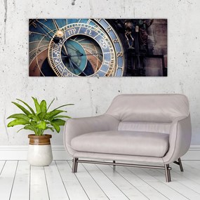 Obraz - Orloj, Praha (120x50 cm)