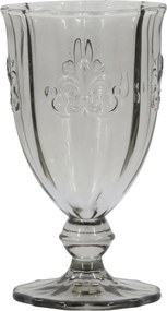 Sivý pohár na víno Saint-Émilion so vzorom – Ø 9*16 cm / 350ml