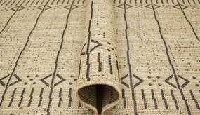 Šnúrkový behúň Terra Aztec Línie 04 béžový / grafitový