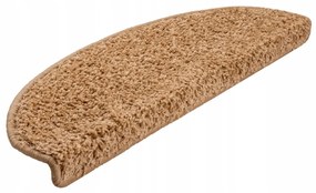 vidaXL Podložky na schody, 15 ks, béžové, 65x21x4 cm