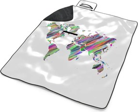 Sablio Plážová deka Farebné svetadiely: 200x140 cm