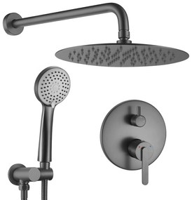 Rea Ontario, podomietková sprchová súprava s I-Box montážnym systémom, grafitová, REA-P5504