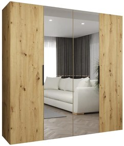 Skriňa Marbella II 200 artisan čierna