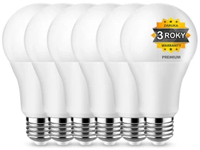 BERGE LED žiarovka A60 - MILIO - E27 - 15W - 1200Lm - studená biela - 5+1 zadarmo
