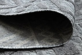 Koberec SOLE D3852 Boho, romby - ploské tkanie sivý