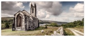 Obraz - Írsky kostol (120x50 cm)