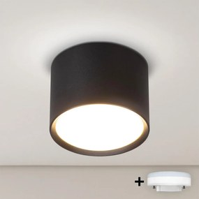 Brilagi - LED RGB stmievateľné bodové svietidlo SMOOTH 1xGX53/14W/230V Wi-Fi Tuya čierna