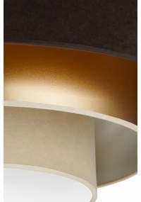 Duolla - LED Stropné svietidlo LUNETA LED/26W/230V pr. 60 cm 4000K hnedá/zlatá