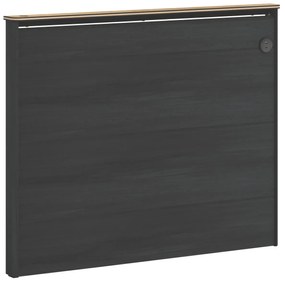 Študentská posteľ 120x200cm s USB Sirius - dub čierny/dub zlatý