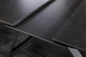 Rozkladací jedálenský stôl Atlas 46500 160/200x90cm Ceramik graphite marble  - Komfort-nábytok