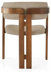 Jedálenská stolička CO Mink and Walnut