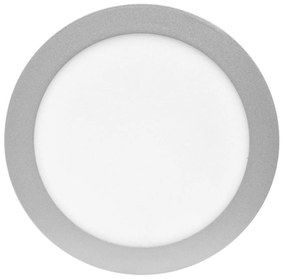 LED Solution Strieborný vstavaný LED panel guľatý 225mm 24W VYP155