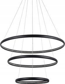 Osvetlenie do obývačky plnené kryštálikmi, pohyblivé svetlo Brighton 3