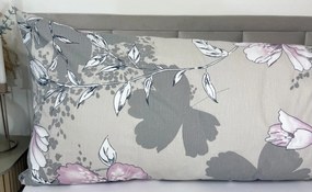 Obliečka na vankúš Náhradný manžel Fialové kvety 50×150 cm – 100 % bavlna