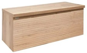 Kúpeľňová skrinka s krycou doskou Naturel Savona 119x50x44,3 cm SAVONA120DHDBEZ, 1 ks