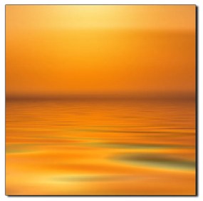 Obraz na plátne - Pokojné more pri západe slnka - štvorec 3280A (50x50 cm)