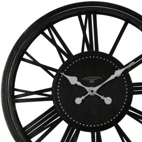Nástenné hodiny Ria, čierna
