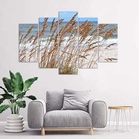 Gario Obraz na plátne Tŕstie pri mori - 5 dielny Rozmery: 100 x 70 cm