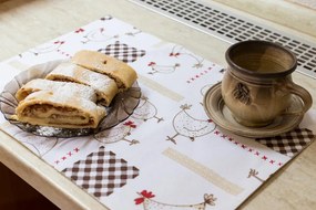 Home Elements Podsedák Sliepočky biele Množstvo: 1 ks