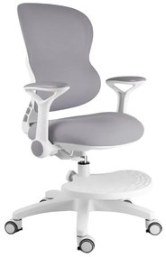 Detská rastúca stolička Neoseat JUNI 006 — látka, sivá