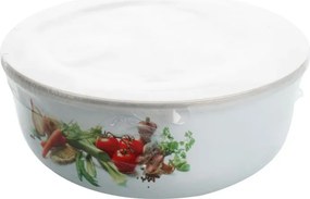 Smaltované misky s viečkami, BANQUET