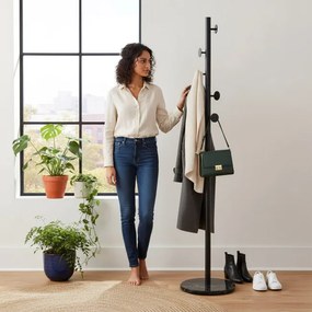 Stojanový vešiak DAKAR čierny mramor