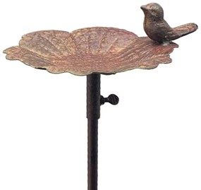 Zapichovacie napájadlo pre vtáky Kendra, 117x19,5 cm, kov, medená